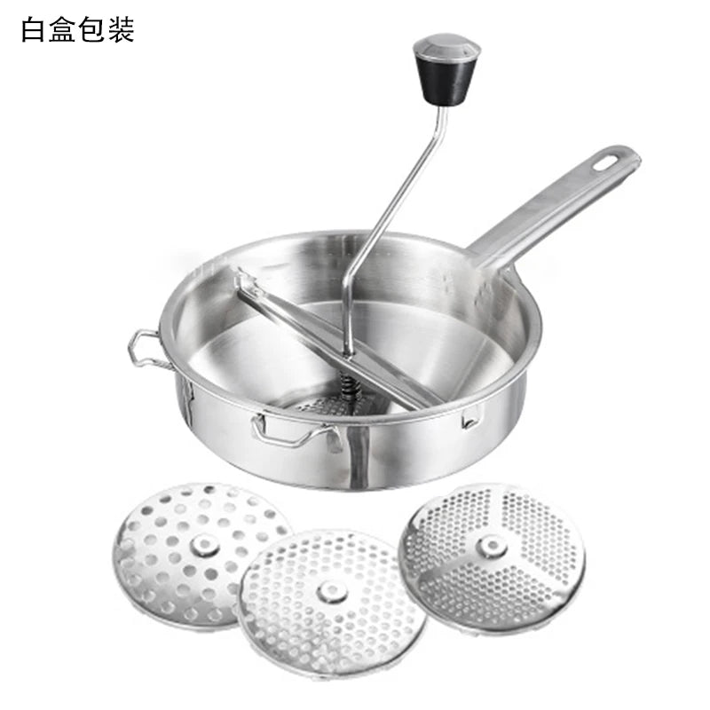 Potato Masher Stainless Steel Vegetable Fruits Puree Pressing Tool Pumpkin Grinder Food Mashing Kitchen Accessories