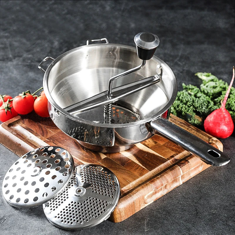 Potato Masher Stainless Steel Vegetable Fruits Puree Pressing Tool Pumpkin Grinder Food Mashing Kitchen Accessories