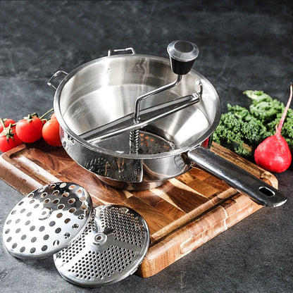 Potato Masher Stainless Steel Vegetable Fruits Puree Pressing Tool Pumpkin Grinder Food Mashing Kitchen Accessories