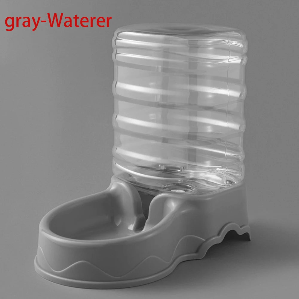 3.8L PP Material Pet Feeder Pet Water Fountain Drink Bowl Automatic Pet Feeder Large Cat Dog Food Dispenser