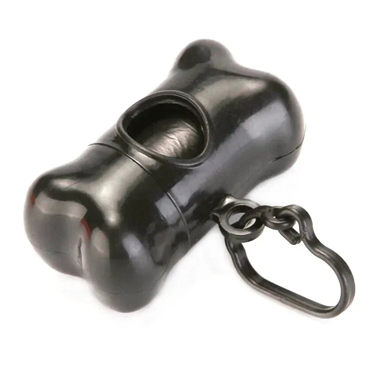 Pet Poop Bag Set Garbage Carrier Holder Pet Dog Bone Shape Trash Bag Dispenser Storage Box Clean up Waste Bag