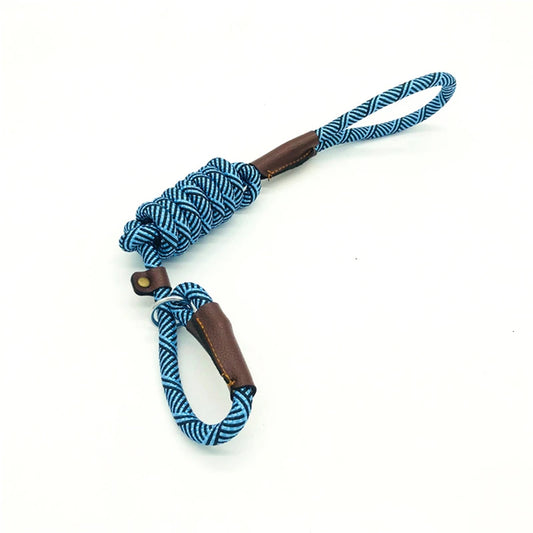 Durable Slip Rope Dog Leash Collar 2 in 1 Adjustable Loop Collar Comfortable Small Meidum Large Pet Harness Leash