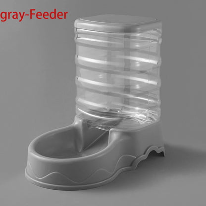 3.8L PP Material Pet Feeder Pet Water Fountain Drink Bowl Automatic Pet Feeder Large Cat Dog Food Dispenser