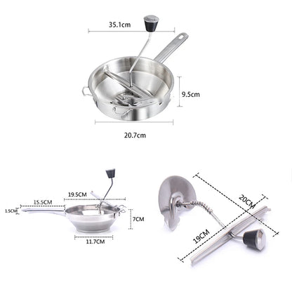 Potato Masher Stainless Steel Vegetable Fruits Puree Pressing Tool Pumpkin Grinder Food Mashing Kitchen Accessories