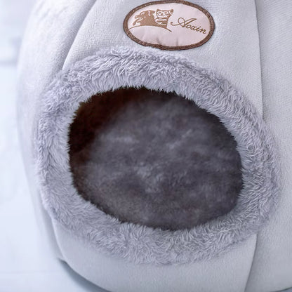 New Deep Sleep Comfort in Winter Cat Bed Iittle Mat Basket Small Dog House Products Pets Tent Cozy Cave Nest Indoor Cama Gato